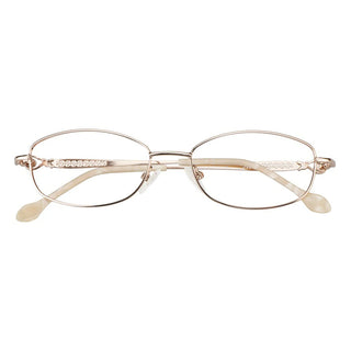 Metal Oval Eyeglasses