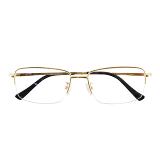 Benson Titanium containing Rectangle Eyeglasses - LifeArtVision