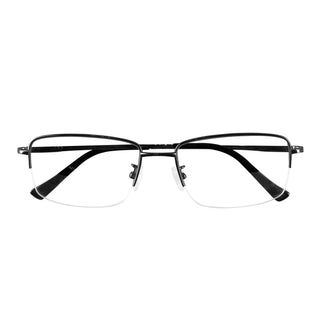 Benson Titanium containing Rectangle Eyeglasses - LifeArtVision