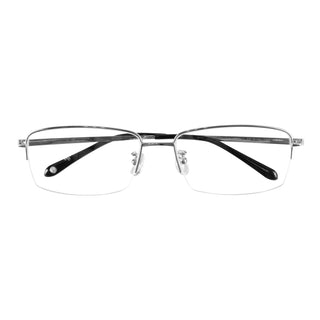 Derek Titanium Rectangle Eyeglasses - LifeArtVision