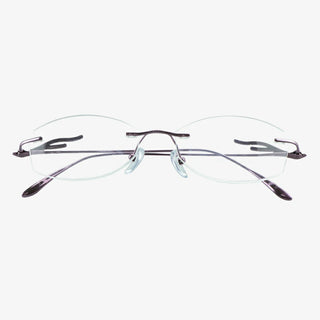 Metal Geometric Eyeglasses