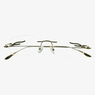 Metal Geometric Eyeglasses