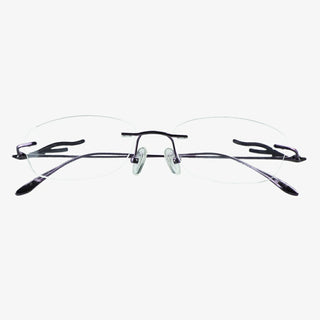 Metal Geometric Eyeglasses