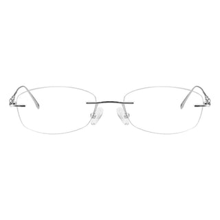 Metal Rectangle Eyeglasses