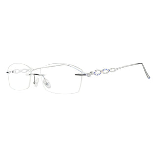 Metal Rectangle Eyeglasses