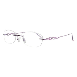 Metal Rectangle Eyeglasses