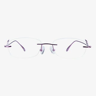 Metal Rectangle Eyeglasses