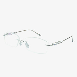 Metal Rectangle Eyeglasses