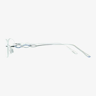 Metal Rectangle Eyeglasses