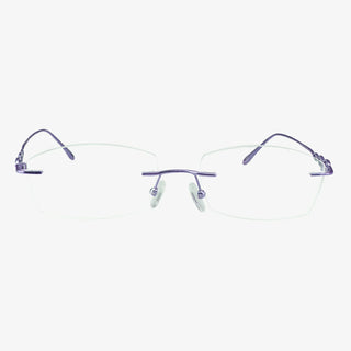 Metal Rectangle Eyeglasses