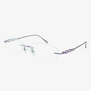 Metal Rectangle Eyeglasses