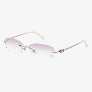 Metal Rectangle Eyeglasses