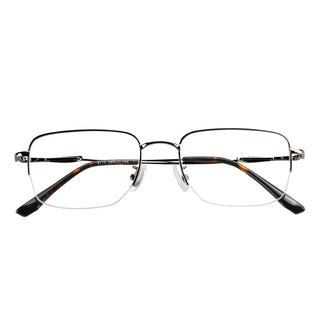 Brent Metal Rectangle Eyeglasses—LifeArtVision