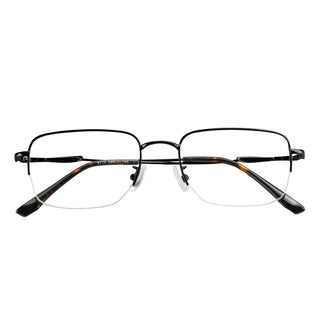 Brent Metal Rectangle Eyeglasses—LifeArtVision