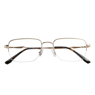 Brent Metal Rectangle Eyeglasses—LifeArtVision