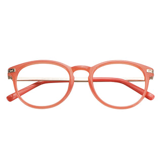 Plastic Oval Eyeglasses