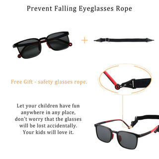 Hilton TR & Silica Gel Rectangle Sunglasses - LifeArtVision