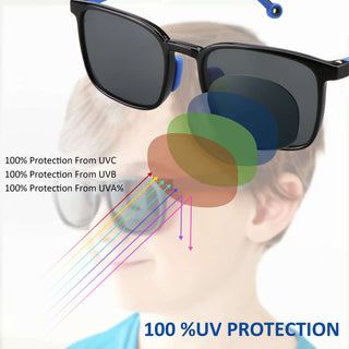 Hilton TR & Silica Gel Rectangle Sunglasses - LifeArtVision