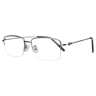 Metal Rectangle Eyeglasses