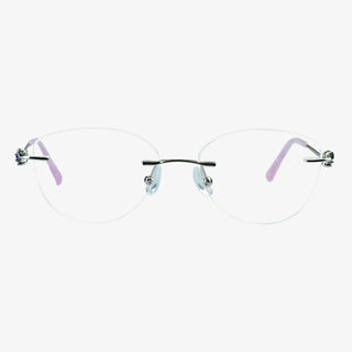 Metal Geometric Eyeglasses