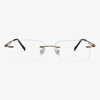 Metal Rectangle Eyeglasses