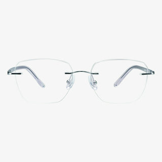 Metal Rectangle Eyeglasses