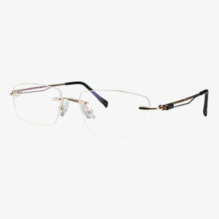 Metal Rectangle Eyeglasses