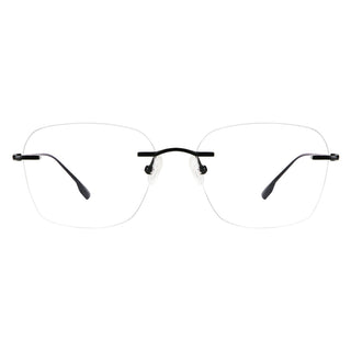 Gaby Titanium Oval Eyeglasses