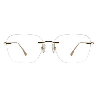 Gaby Titanium Oval Eyeglasses