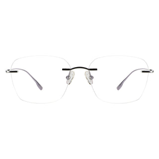 Gaby Titanium Oval Eyeglasses