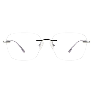 Gaby Titanium Oval Eyeglasses