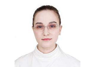 Metal Rectangle Eyeglasses