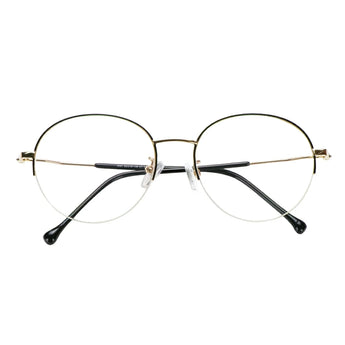 Metal Oval Eyeglasses