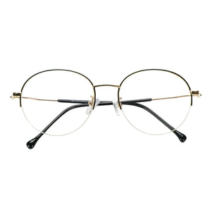 Metal Oval Eyeglasses