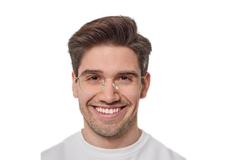 Garfield Metal Oval Eyeglasses