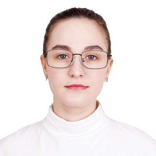 Alexandra Metal Rectangle Eyeglasses - LifeArtVision