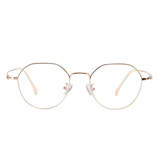 Metal Geometric Eyeglasses