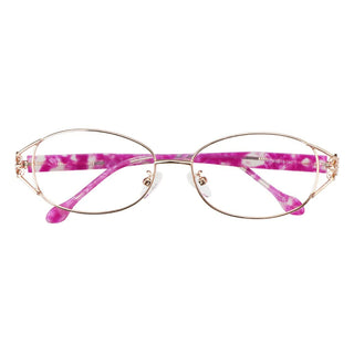 Metal Oval Eyeglasses