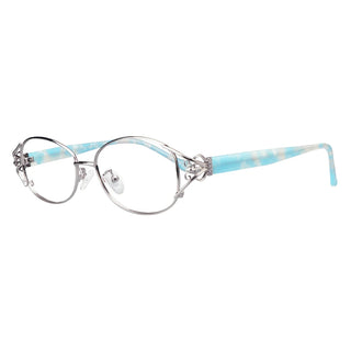 Metal Oval Eyeglasses