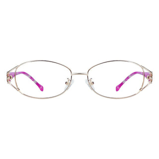 Metal Oval Eyeglasses