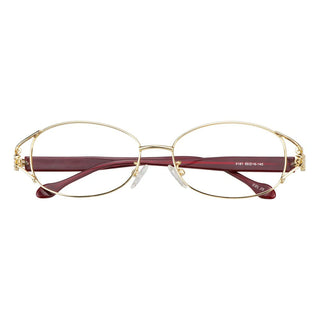 Metal Oval Eyeglasses