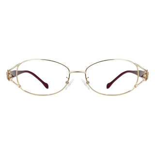 Metal Oval Eyeglasses