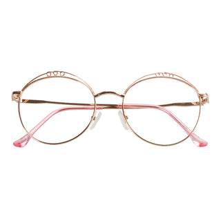 Kayla Metal Round Eyeglasses - LifeArtVision