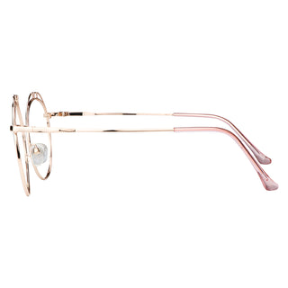 Kayla Metal Round Eyeglasses - LifeArtVision