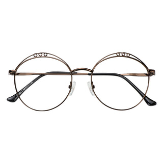 Kayla Metal Round Eyeglasses - LifeArtVision