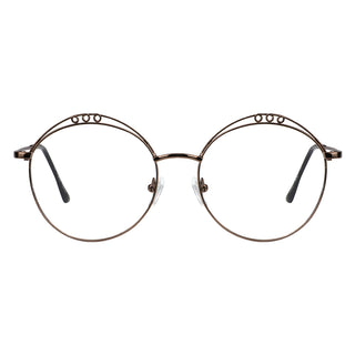 Kayla Metal Round Eyeglasses - LifeArtVision