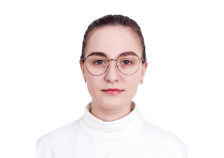 Kayla Metal Round Eyeglasses - LifeArtVision