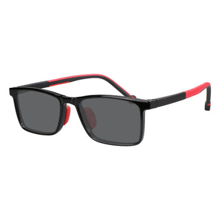 Geoffrey TR&Silica gel Rectangle Sunglasses - LifeArtVision