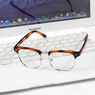 Christian Metal Browline Eyeglasses - LifeArtVision