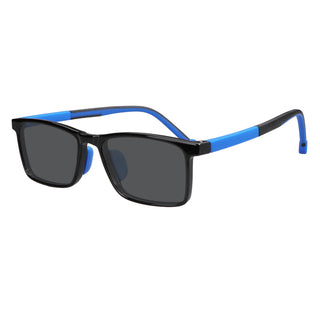 Geoffrey TR&Silica gel Rectangle Sunglasses - LifeArtVision